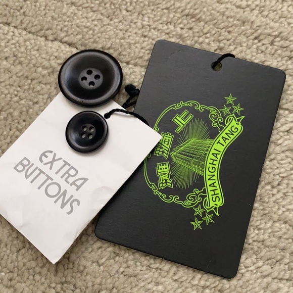 Shanghai Tang Wool Coat w/Raccoon fur collar - Picture 11 of 11